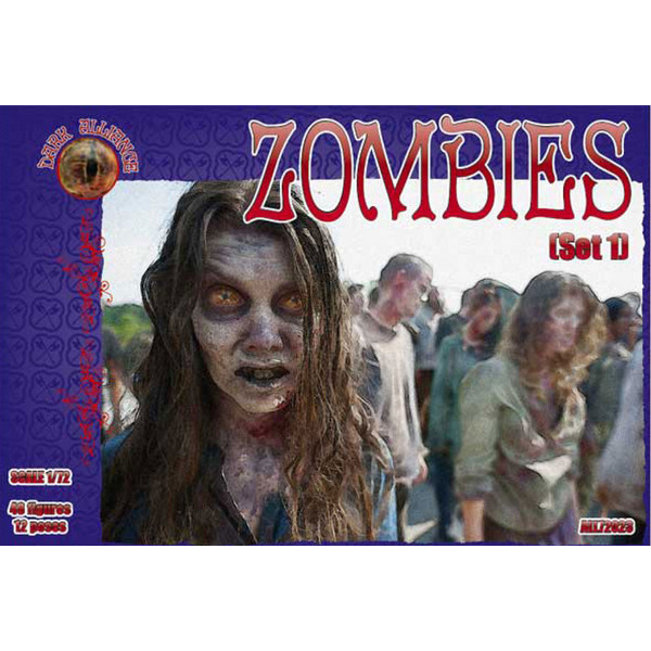 

Фигуры Dark Alliance Zombies set 1 1/72 ALL72023