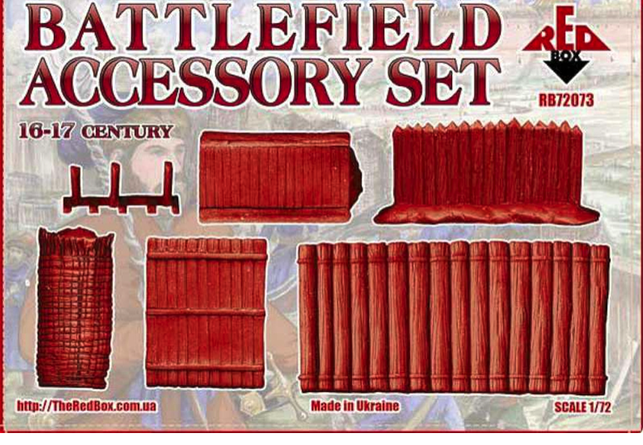 

RB72073 Фигуры 16th-17th Century Battlefield Accessory Set 1