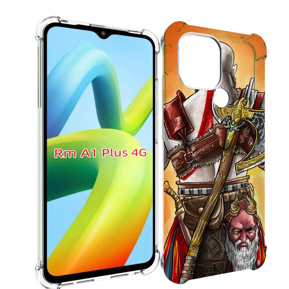 

Чехол MyPads God of War для Xiaomi Redmi A1 Plus +, Прозрачный, Tocco