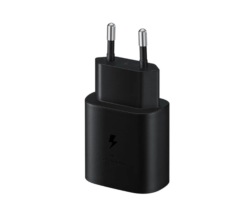 

Сетевое зарядное устройство для Samsung с функцией быстрой зарядки 25W(Вт) Type-C Чёрный