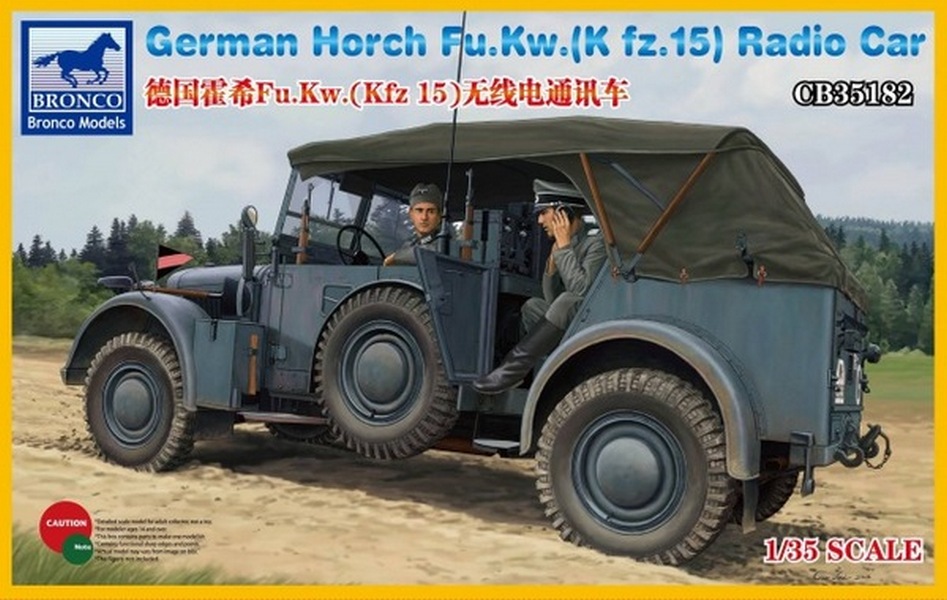 

CB35182 Автомобиль German Horch Fu.Kw.Kfz.15 Radio Car Bronco Models 1/35