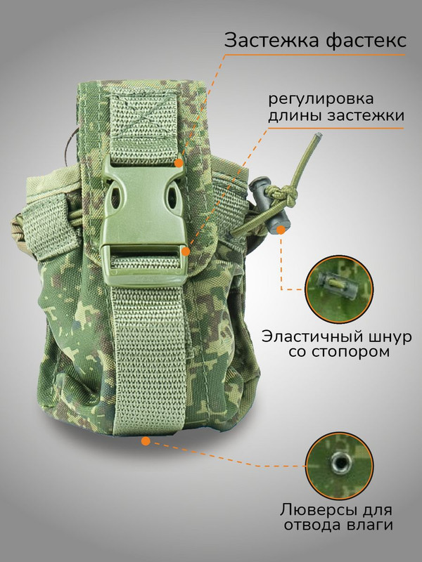 

Подсумок Ганза Под 1 гранату, Цифра, Под 1 гранату