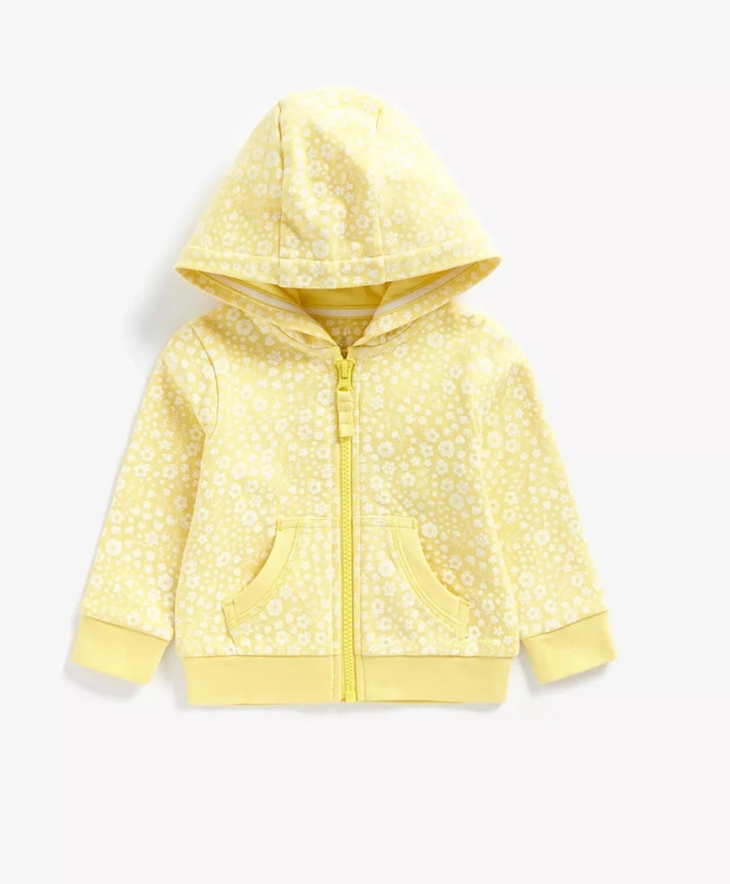 Толстовка детская Mothercare MC-BB149, желтый, 104