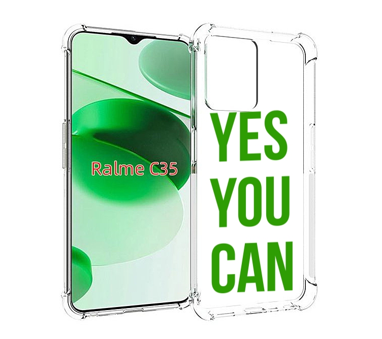

Чехол MyPads да-ты-можешь для Realme C35 / Narzo 50A Prime, Прозрачный, Tocco