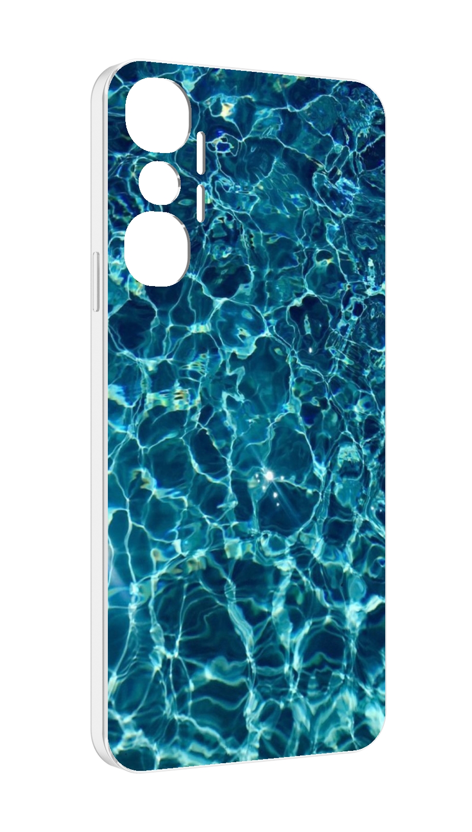 

Чехол MyPads красивая голубая вода для Infinix Hot 20 4G, Прозрачный, Tocco