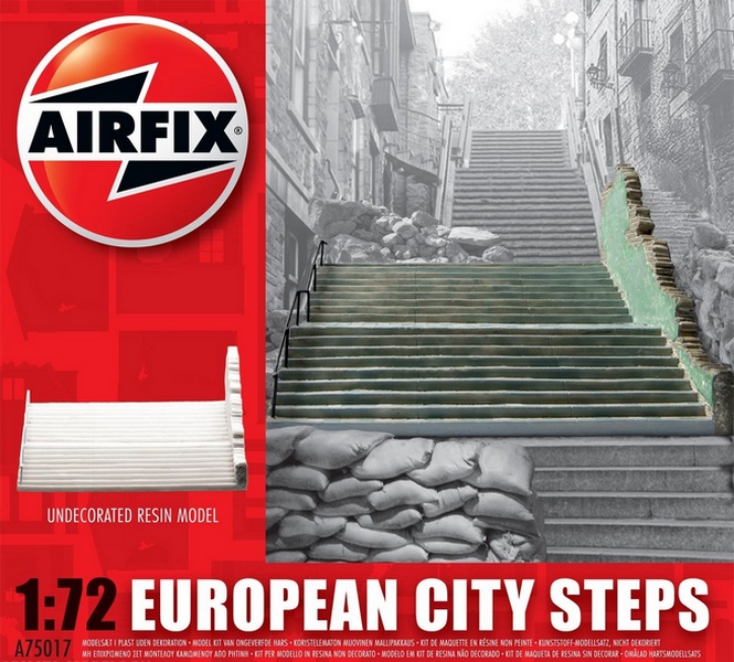 

Сборная модель Airfix здания European City Steps A75017