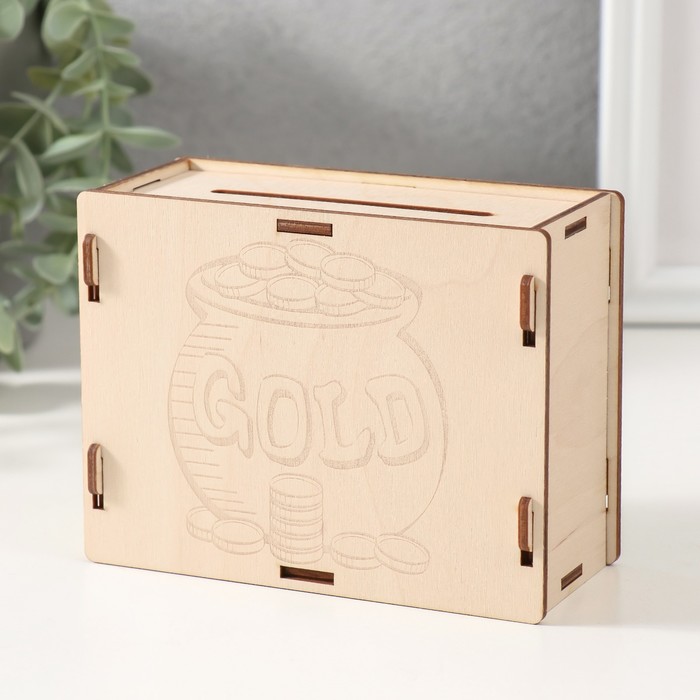 

Копилка Золото 13х10х5см 6 деталей 10617763