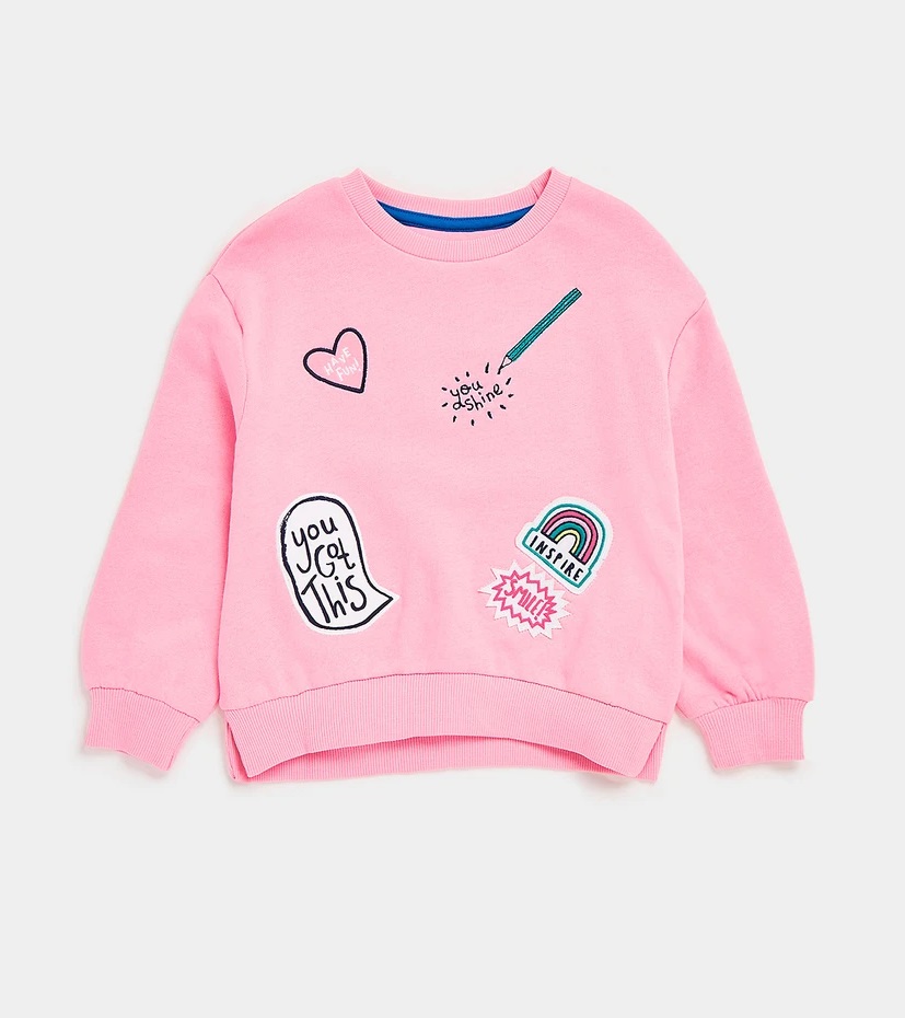 

Свитшот детский Mothercare MC-CA442, розовый, 140, MC-CA442