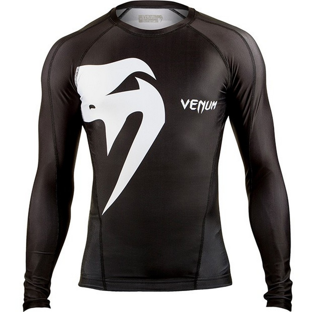 Рашгард Venum Giant rashguard Long sleeves р.XS, black