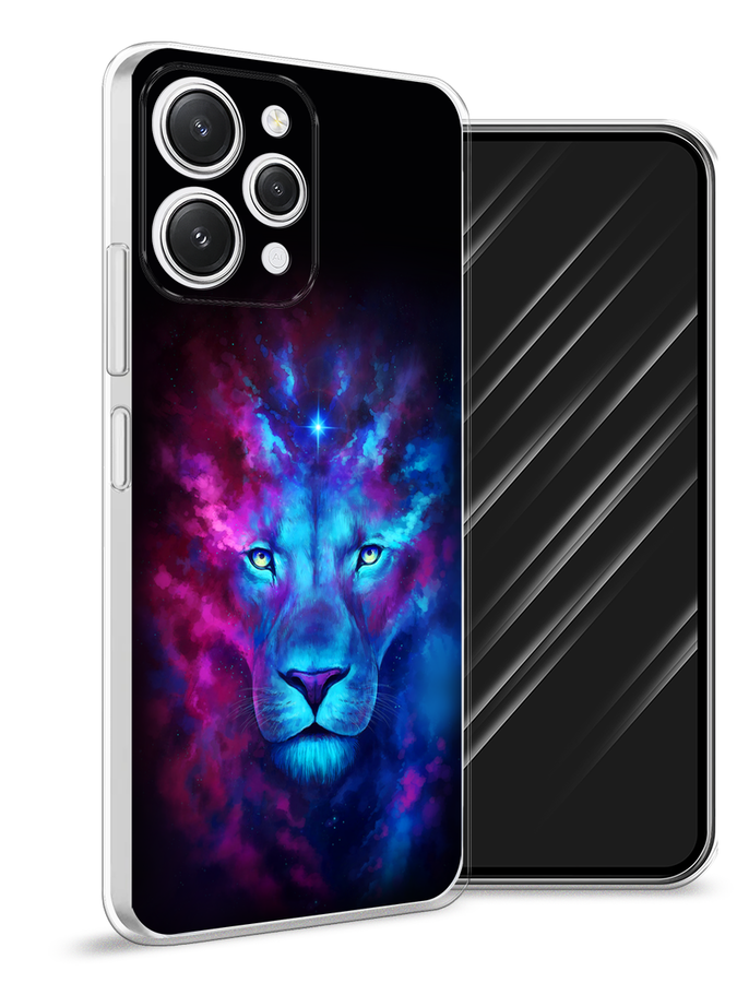 

Чехол Awog на Xiaomi Redmi 12 "Космический лев", Голубой, 319250-1