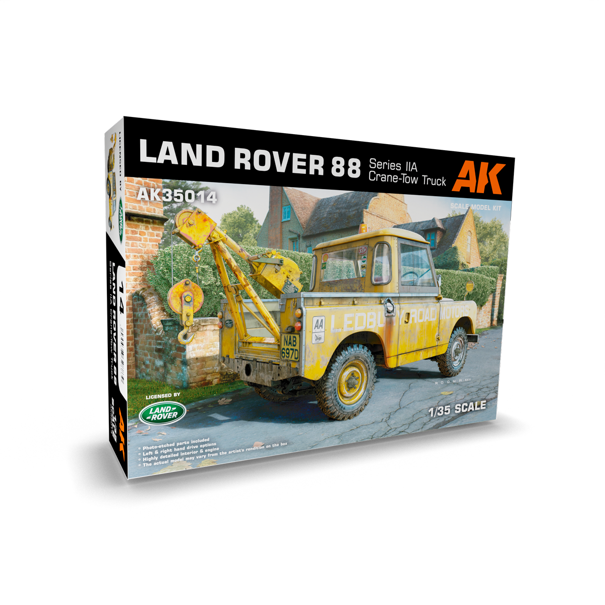 

Сборная модель AK Interactive Внедорожник Land Rover 88 Series IIA Кран-эвакуатор AK35014