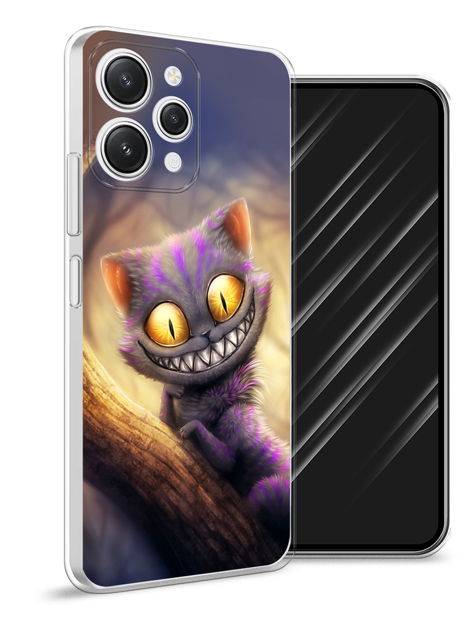 

Чехол Awog на Xiaomi Redmi 12 "Cheshire Cat", Фиолетовый;желтый, 319250-1