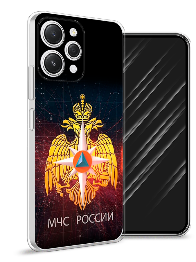 

Чехол Awog на Xiaomi Redmi 12 "МЧС России", Черный;желтый;красный, 319250-5
