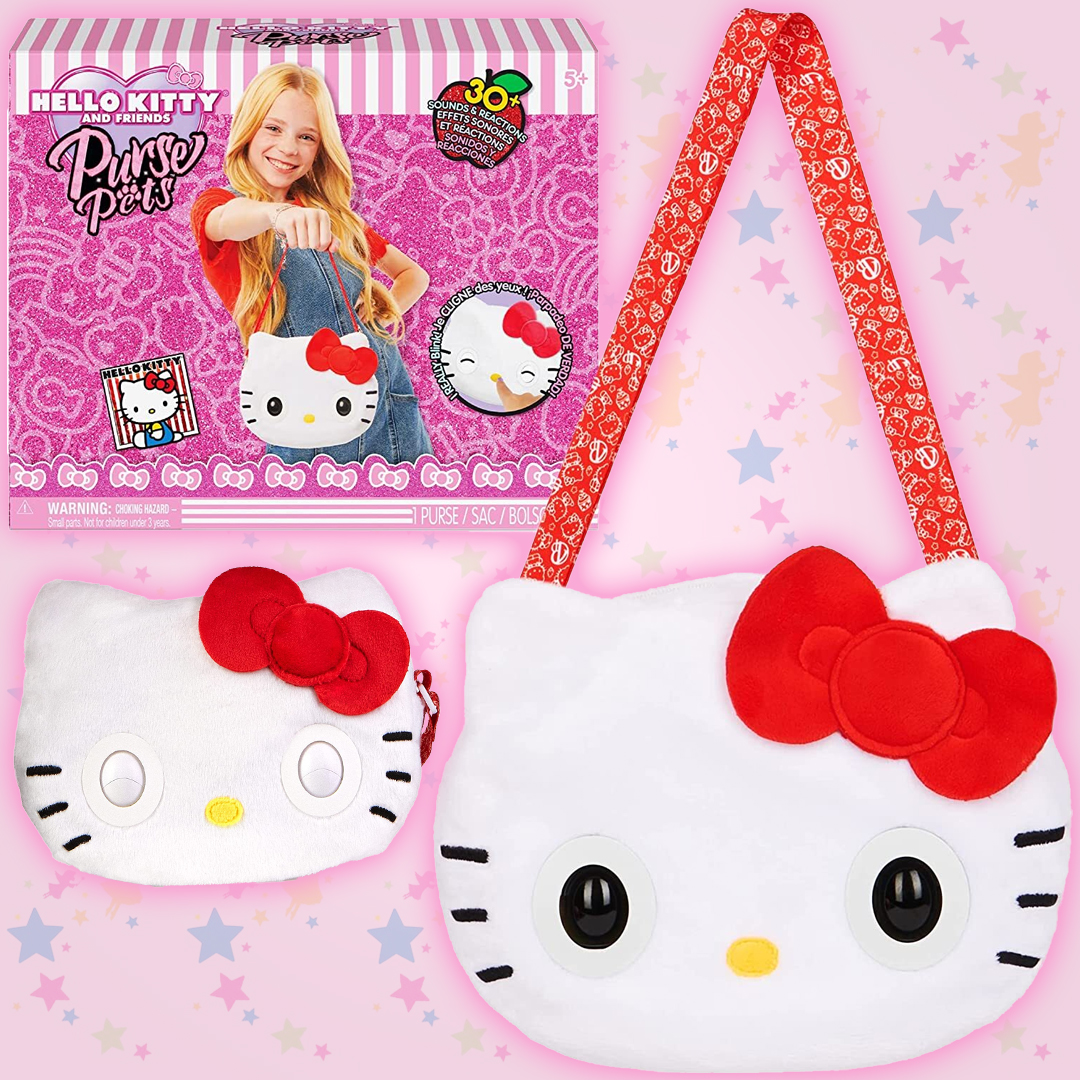 Игрушка интерактивная сумочка Hello Kitty для девочки Sanrio Hello Kitty, звук