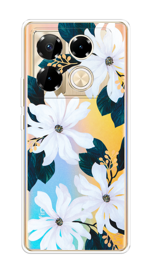 

Чехол на Infinix Note 40 Pro "Delilah Flower", Зеленый;белый, 3105750-1