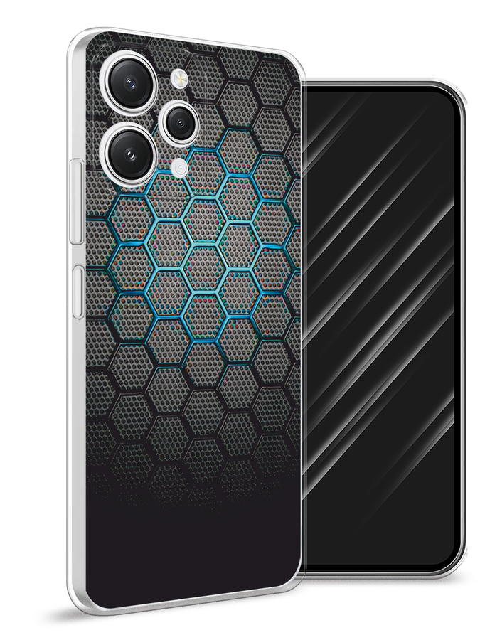 

Чехол Awog на Xiaomi Redmi 12 "Бирюзовые соты", Бирюзовый;синий;черный, 319250-3
