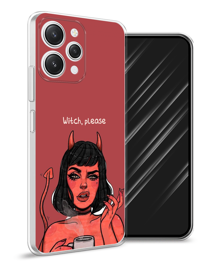 

Чехол Awog на Xiaomi Redmi 12 "Evil Girl", Бордовый;черный, 319250-6