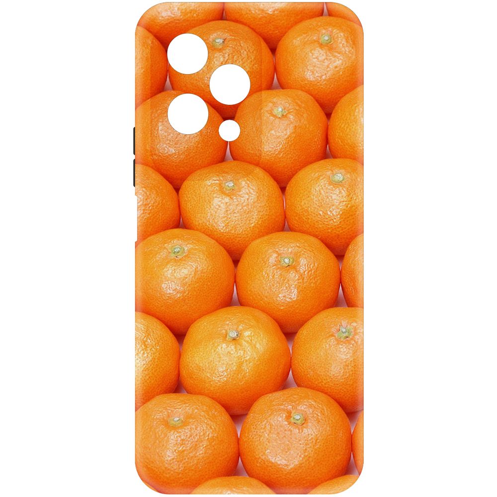 

Чехол-накладка Krutoff Soft Case Мандаринки для Honor 200 Lite черный