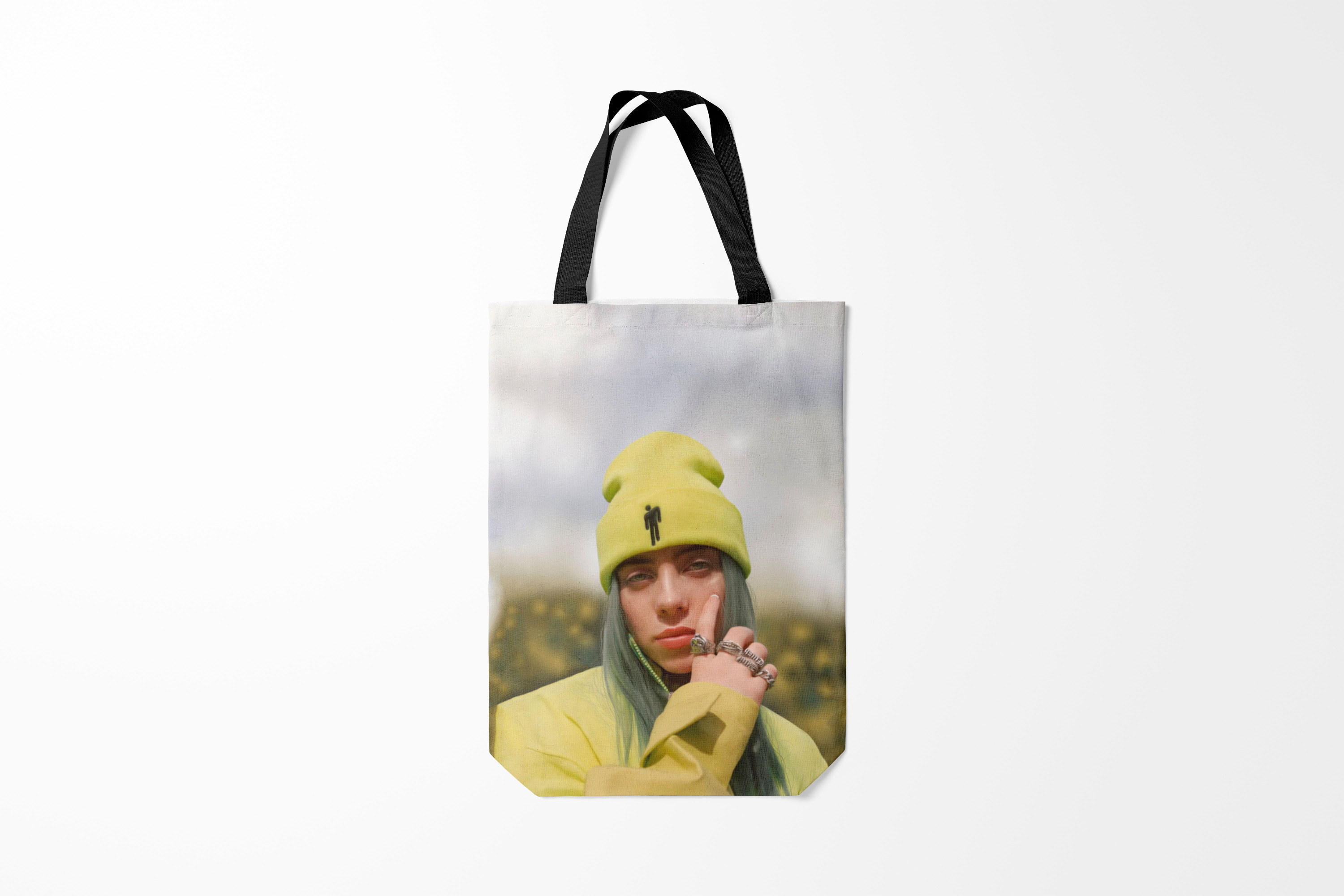 

Сумка шoппер унисекс Burnettie Billie Eilish, желтый, Billie Eilish