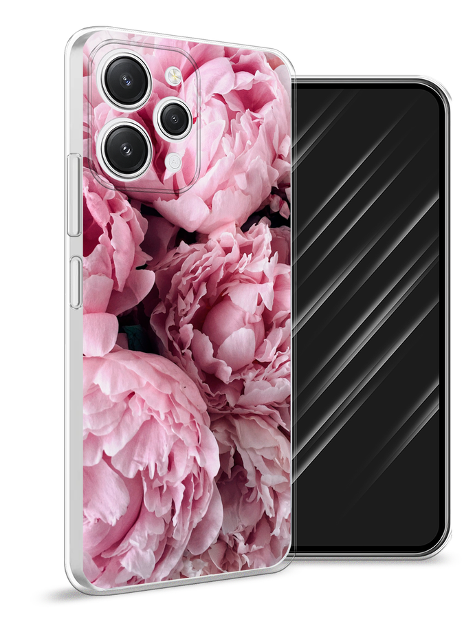 

Чехол Awog на Xiaomi Redmi 12 "Нежные пионы", Розовый;черный;белый, 319250-8