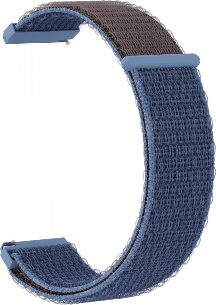

Ремешок нейлоновый GSMIN Woven Nylon 20 для Garmin Venu (Сине-серый)