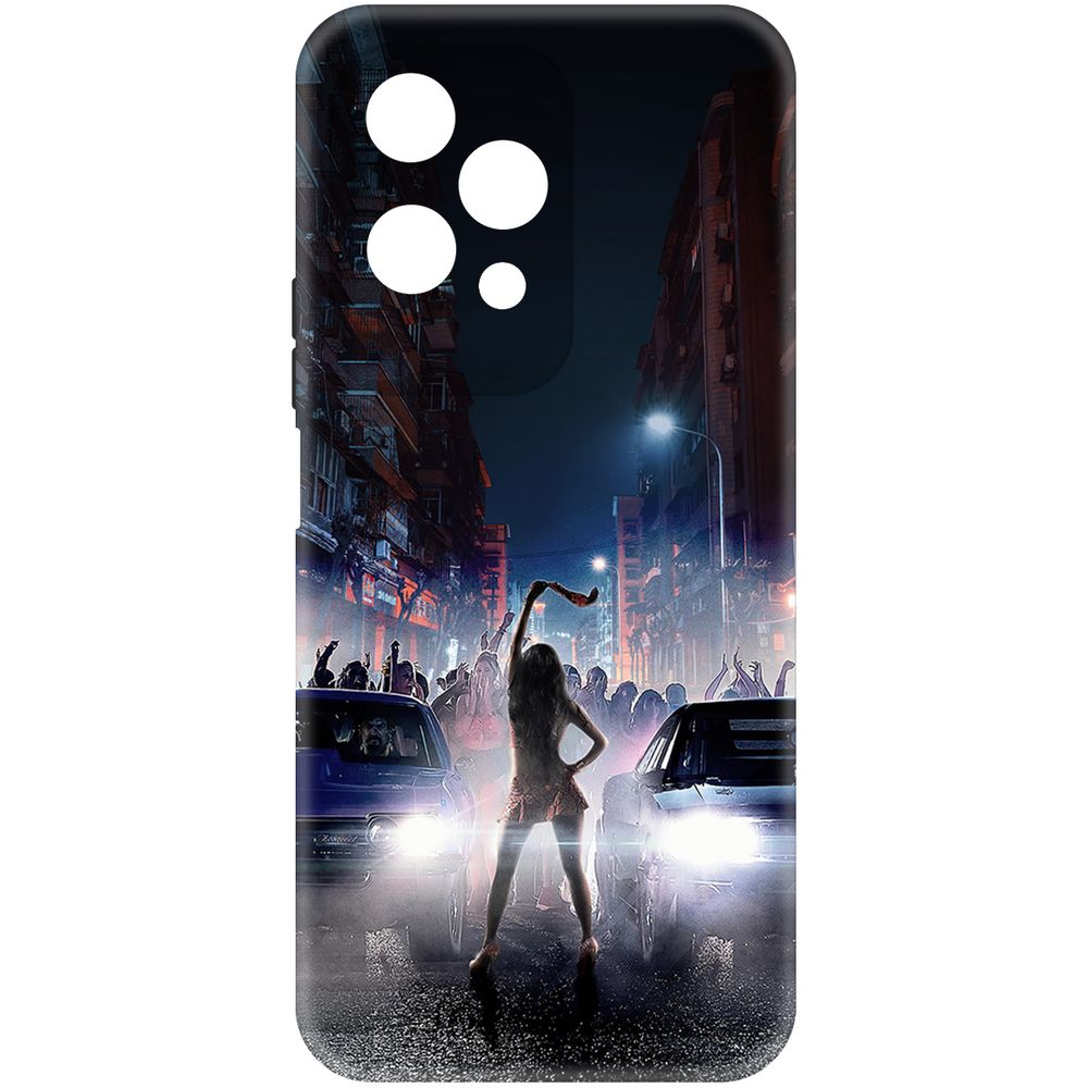 

Чехол-накладка Krutoff Soft Case Форсаж. Стритрейсинг для Honor 200 Lite черный