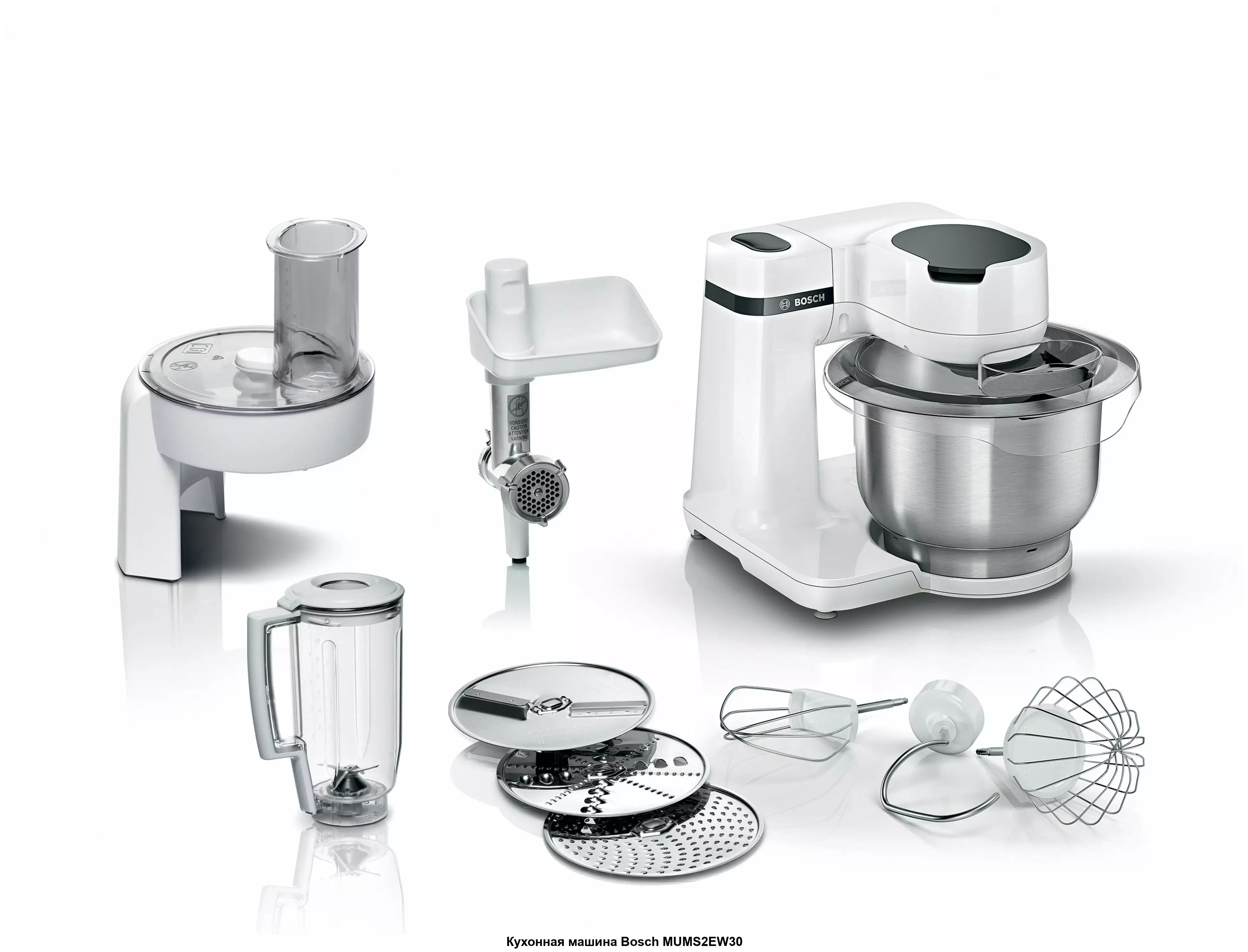 

Кухонная машина Bosch MUMS2TW30 серебристый, MUMS2TW30