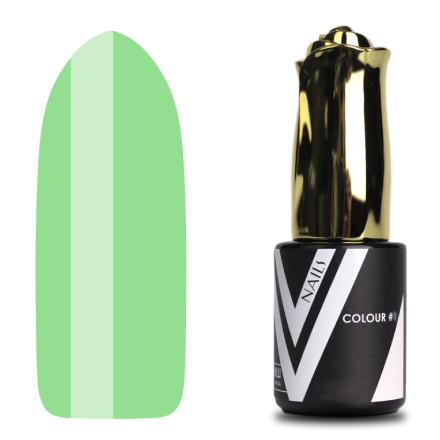 Топ Vogue Nails для гель-лака Colour зеленый без эффектов без липкого слоя 10 мл