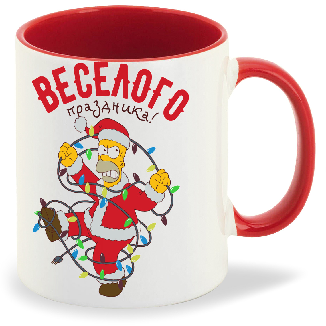 

Кружка CoolPodarok Веселого праздника новый год, Веселого праздника новый год
