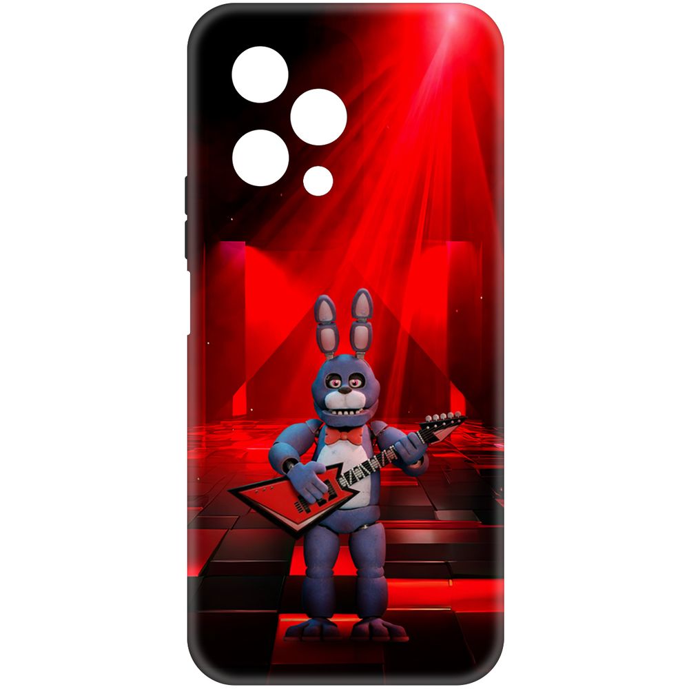 

Чехол-накладка Krutoff Soft Case ФНАФ - Бонни с гитарой для Honor 200 Lite черный