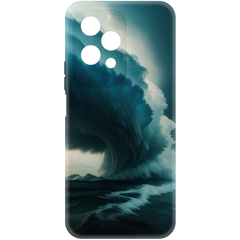

Чехол-накладка Krutoff Soft Case Торнадо для Honor 200 Lite черный