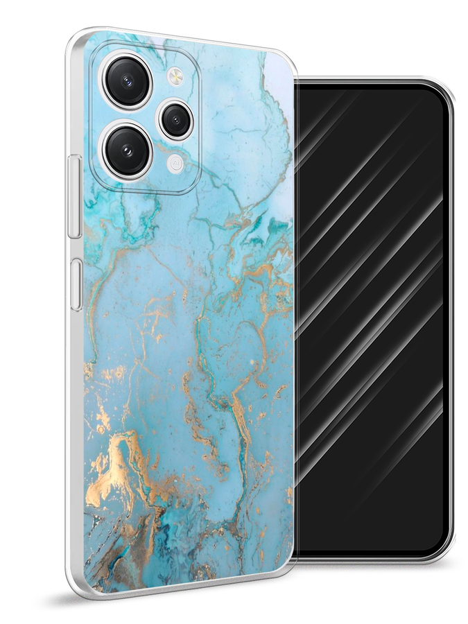 

Чехол Awog на Xiaomi Redmi 12 "Голубой мрамор рисунок", 319250-3