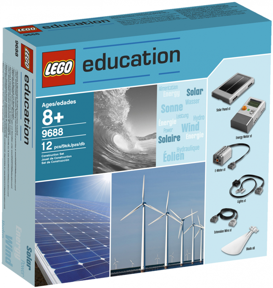 Дополнительный набор LEGO Education Возобновляемые источники энергии 9688