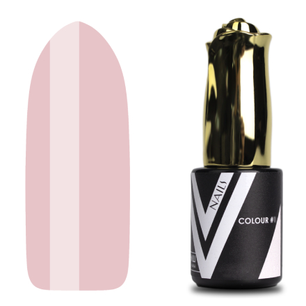 Топ Vogue Nails для гель-лака Colour бледно-розовый без эффектов без липкого слоя 10 мл