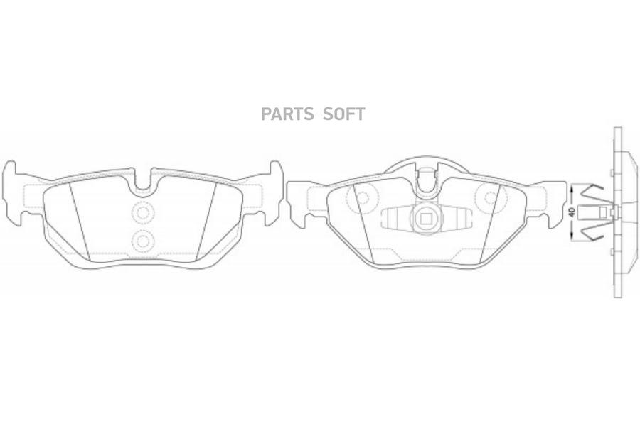 

Тормозные Дисковые Колодки Bp32511 Bmw 3 2.0 2007 - 2012; Bmw 1 1.6 2003 - 2012; Bmw X1 2.