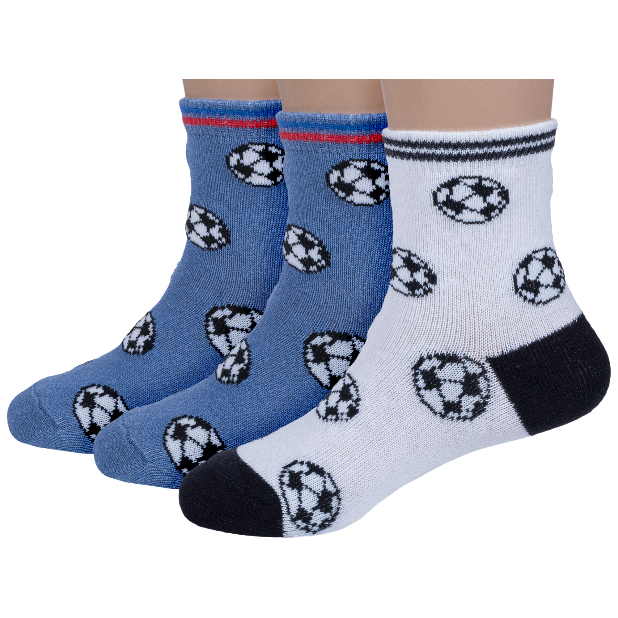 Носки детские НАШЕ 3-222С70, микс 6, 20-22