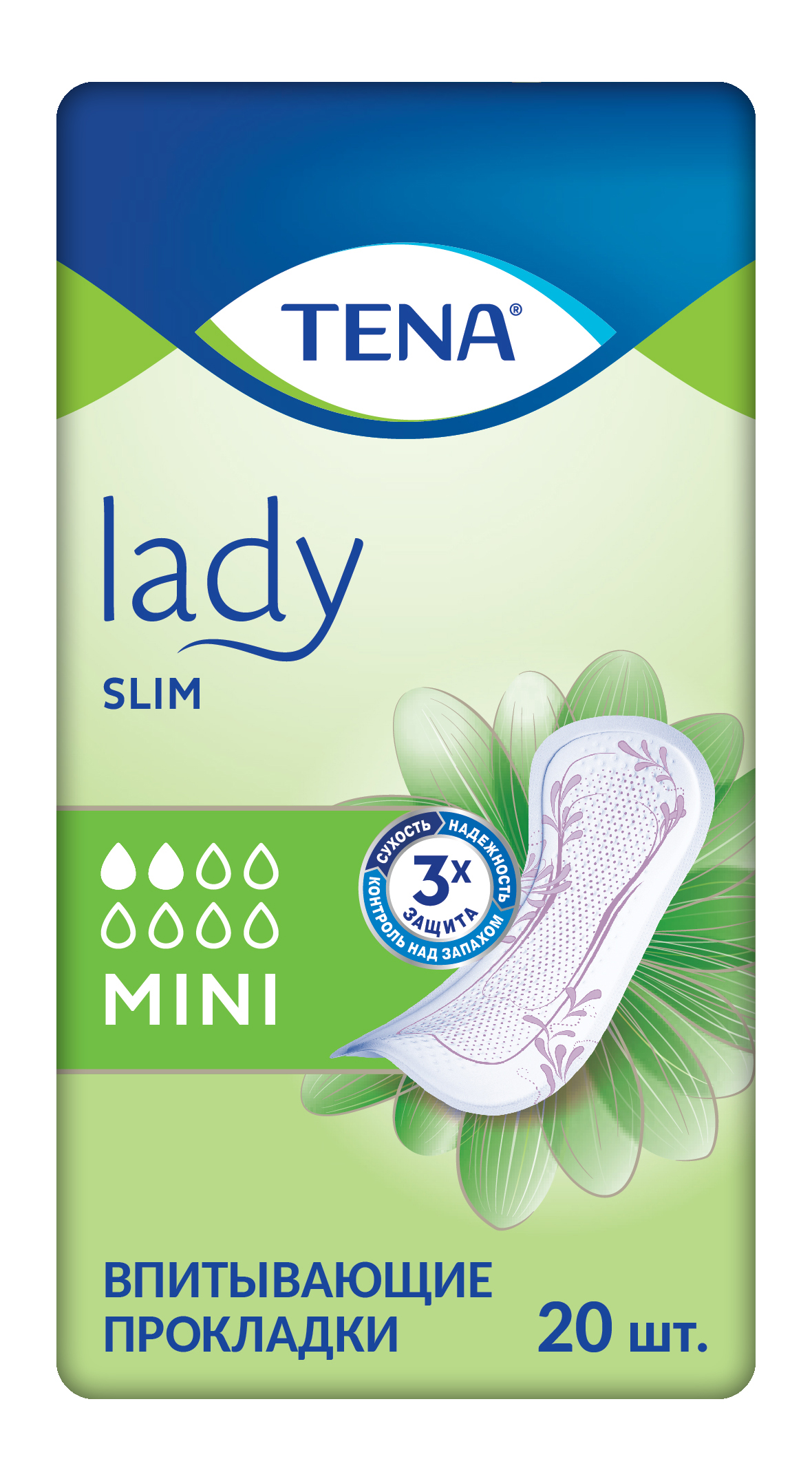 фото Прокладки tena lady slim mini 20 шт.