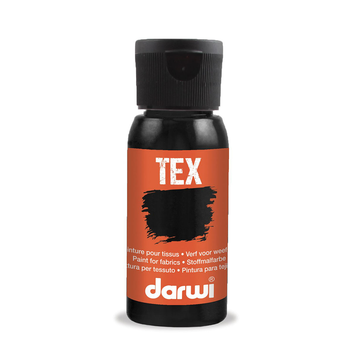 

Краска для ткани Darwi Tex, DA0100050, 50 мл (100 черный), 7732887