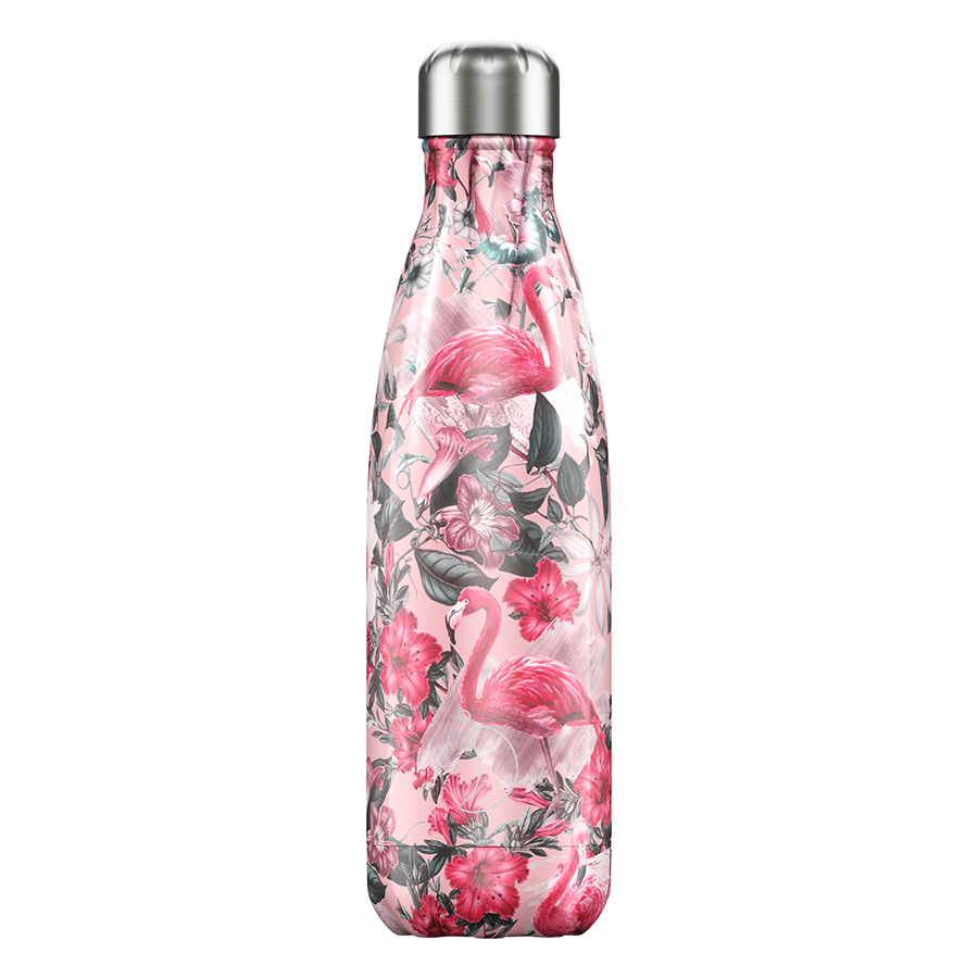 фото Chilly's bottles термос tropical 500 мл flamingo b500trflm