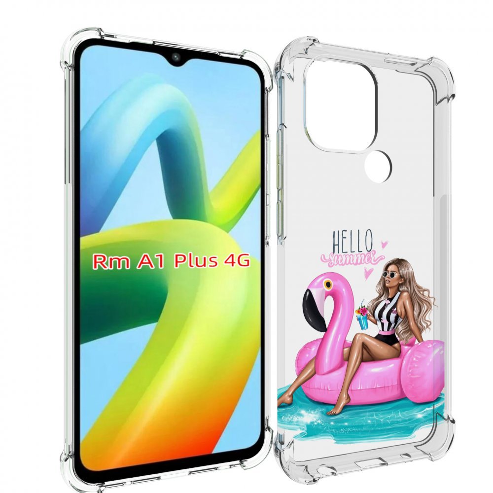 

Чехол MyPads Hello-summer для Xiaomi Redmi A1 Plus +, Прозрачный, Tocco