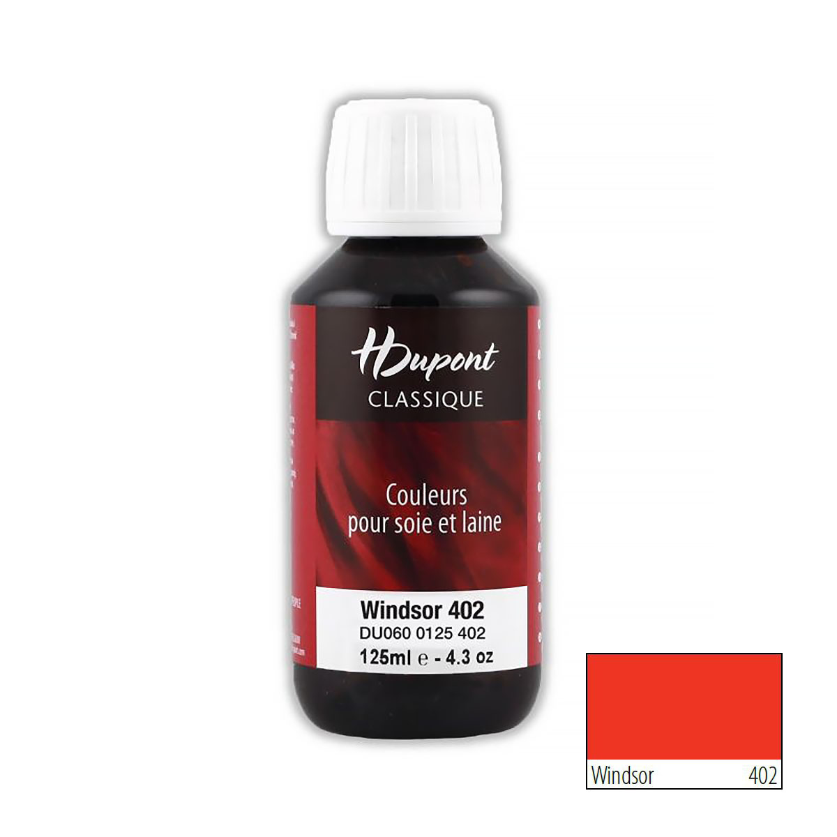 Краска для шелка H Dupont Classiс, DU0600125, 125 мл (402 винзорский красный)