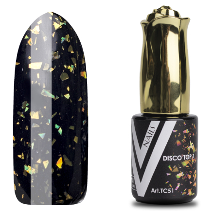 фото Топ для гель-лака vogue nails disco №1