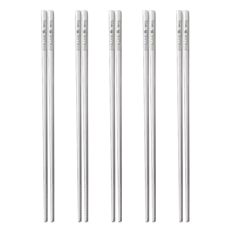 

Палочки для еды Holymood Stainless Steel Chopsticks 10 шт. (ZK30502), ZK30502
