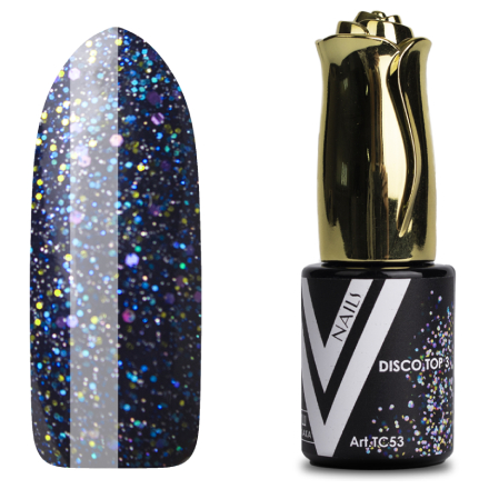 фото Топ для гель-лака vogue nails disco №3