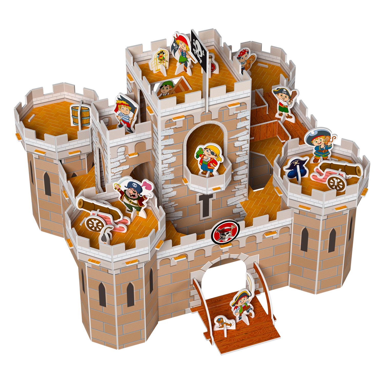 

3D пазл с наклейками Форт сокровищ 00376458