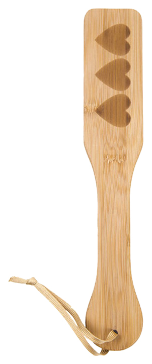 KISSEXPO Пэдл бамбуковый с сердцами