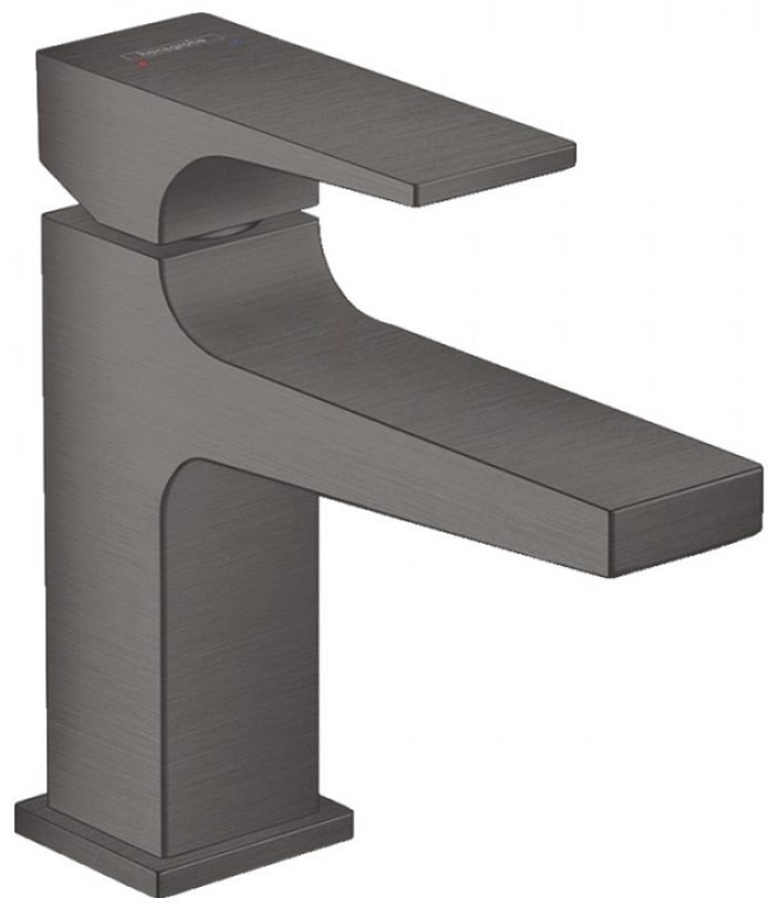 

Смеситель для раковины Hansgrohe Metropol HG 32500340 89 мм, Push-Open шлифованный черный