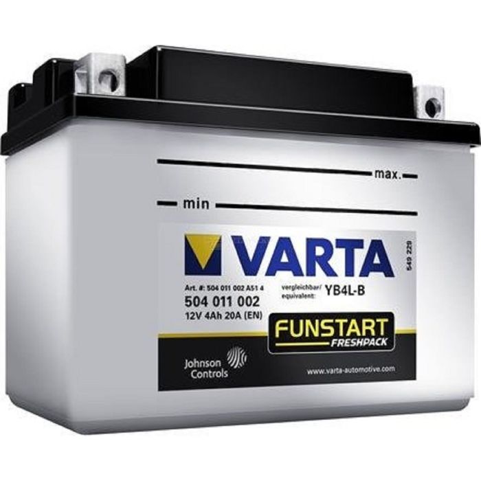 

Аккумуляторная батарея Varta 4 Ач Moto 504 011 002 (YB4L-B)