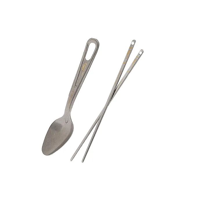 AMG TITANIUM набор ложка и палочки Spoon & Chopsticks титан