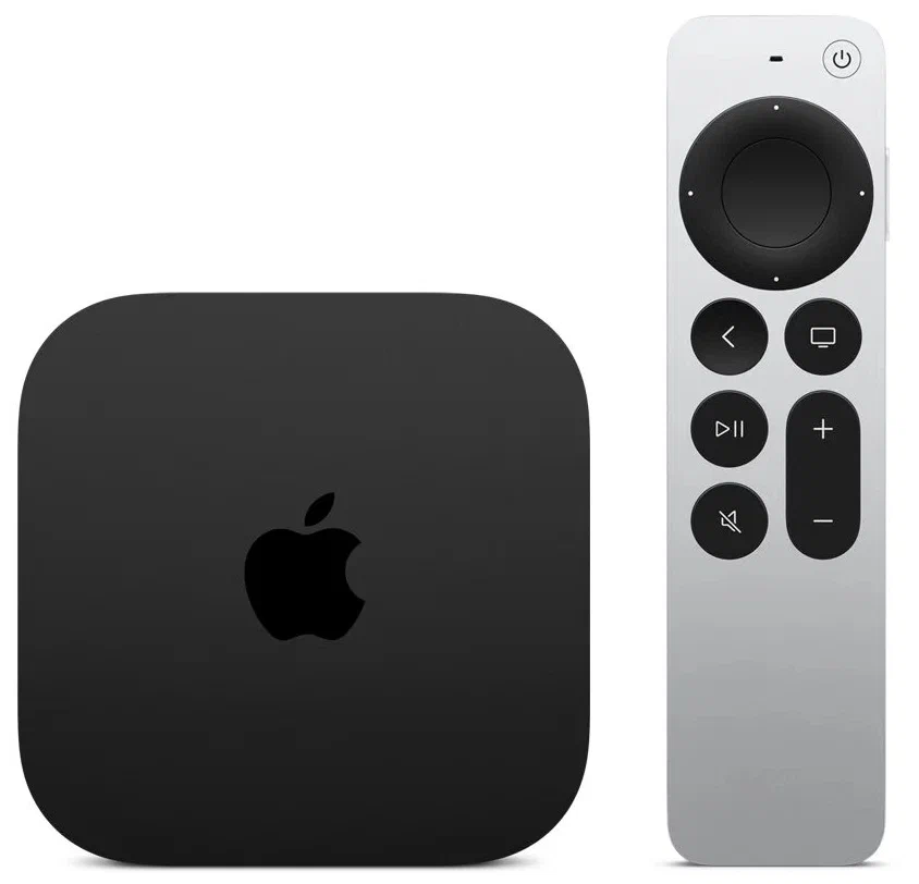 Медиаплеер Apple TV 4K 2022 г. HDR 128 GB Черная (3-го поколения) Wi-Fi + Ethernet